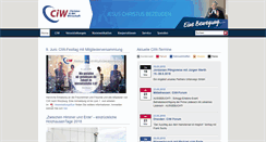 Desktop Screenshot of ciw.de
